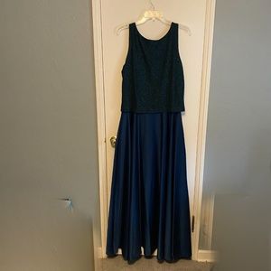 Dark Teal Formal Gown